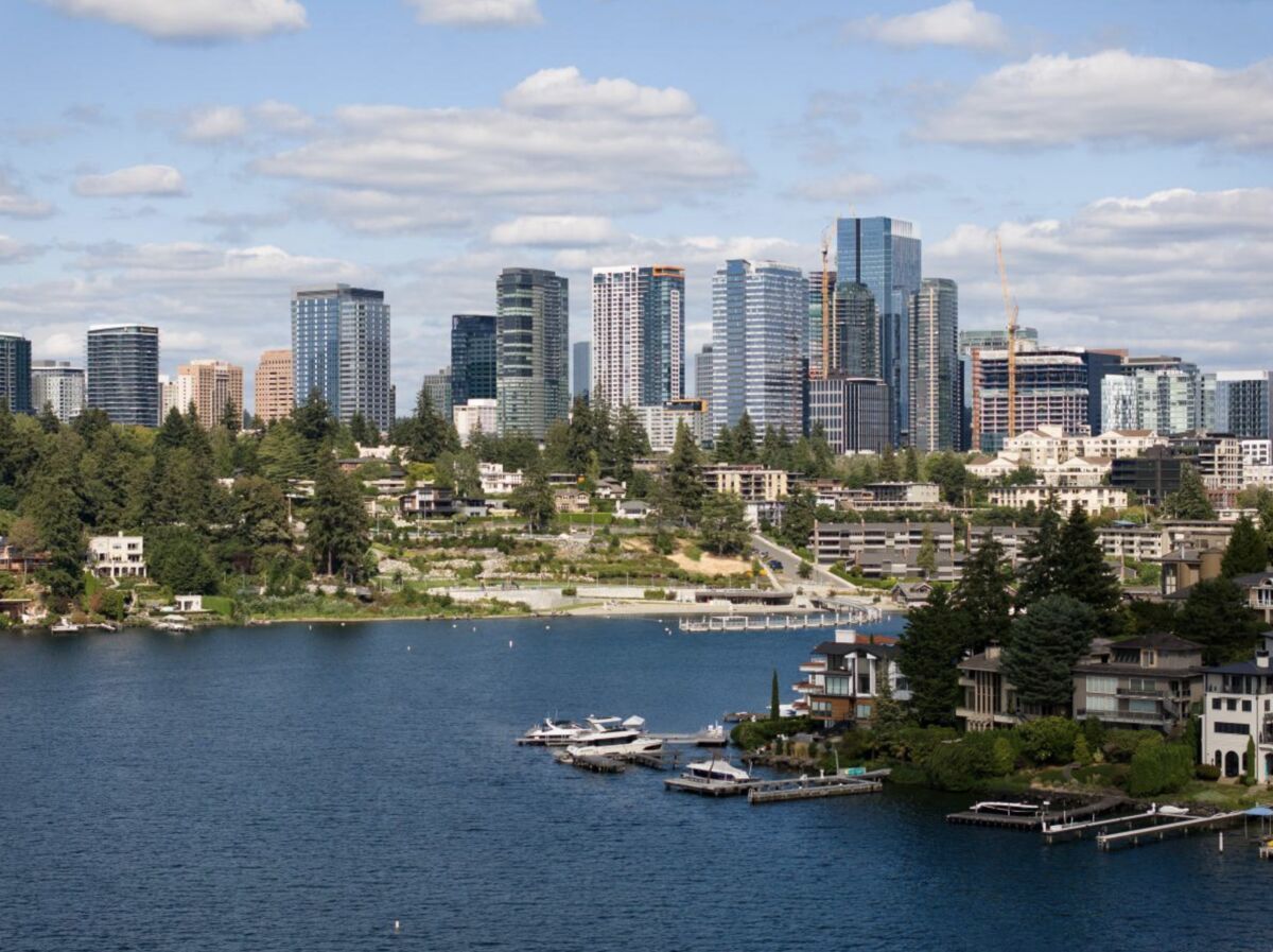 Bellevue waterfront skyline