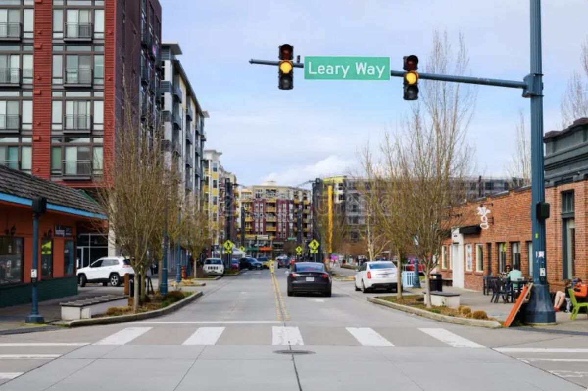 Downtown Redmond on Leary Way